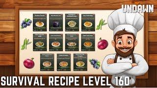 SURVIVAL RECIPE LEVEL 160 | UNDAWN GARENA