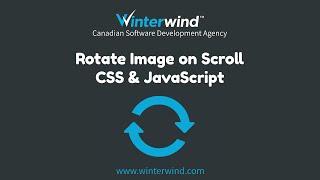 Rotate Image on Scroll with CSS and JavaScript