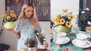 DIY TEAPOT PLANTER / Garden Ideas / How to make and plant in a teapot & teacup