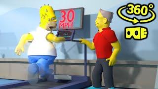 Homer Simpson Buying Treadmill(VR/360° Video)