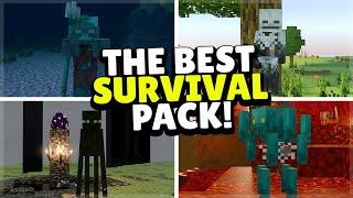 THE BEST VARIETY MOB & BLOCK PACK! For Survival Minecraft Bedrock Edition/MCPE