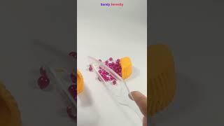 Very Satisfying and Relaxing Kinetic Sand ASMR Cutting and Reverse #Sandy Serenity #shorts