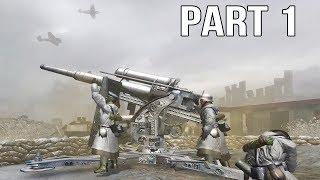 Call of Duty 2 Gameplay Walkthrough Part 1 - German Campaign - Red Square