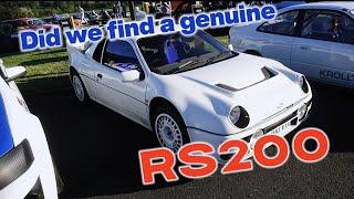 Did we find a rare Ford RS200 at the Car Barn - Car Meet + McLaren Ferrari Porsche Cosworth Subaru