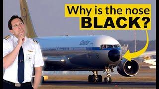 Why do airlines PAINT the nose BLACK? Explained by CAPTAIN JOE