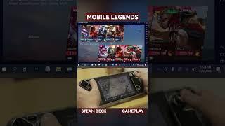 Mobile Legends on steam deck #steamdeck #mobilelegend #dubai #viral #newtrend #noxplayer #ofwlife