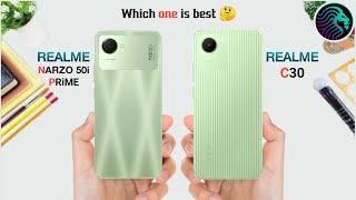 Realme Narzo 50i Prime Vs Realme C30 - Full Comparison  which one is best 