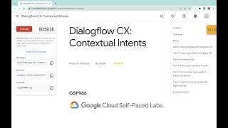 Dialogflow CX: Contextual Intents || #qwiklabs || #GSP986 ||  [With Explanation️]