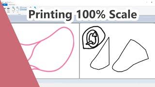 How to Print Digital Patterns 100% Full Size