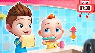 Super JoJo's Family Life - Wash Up with Brother - Learn Daily Good Habits - JoJo English - Babybus