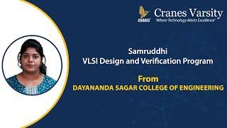 Internship in VLSI Design & Verification - Samruddhi - Cranes Varsity