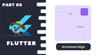 Part 05 : Animated Align in Flutter | Flutter Animation Course #flutterhero