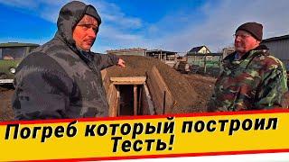 Обзор нового погреба. Переводим бычков, готовим их к зимовке. Омск Москаленки жизнь в деревне.