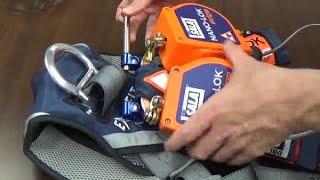 How to install the 3M™ DBI-SALA® Nano-Lok™ Twin-Leg Self-Retracting Lifeline