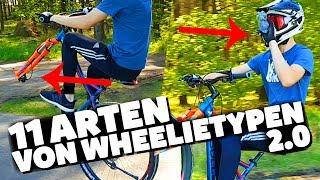 11 Arten von Wheelietypen 2.0 | 4k | ohne Vorderrad, no-foot | LifeOnBike