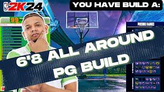 BEST ALL-AROUND 6'8 Point Guard Build on NBA 2K24