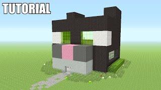 Minecraft Tutorial: How To Make A CAT!! Survival House (ASH#41)