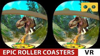 AMAZING VR RIDES in Epic Roller Coasters - VR SBS 3D Video