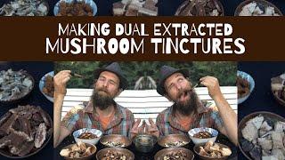 Making Dual Extracted Mushroom Tinctures
