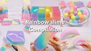 【ASMR】レインボースライムまとめ【音フェチ】Rainbow slime compilation