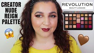 REVOLUTION NEW CREATOR NUDE REIGN PALETTE REVIEW AND COLLAB WITH ALIX KATE | Lizzie Demetriou