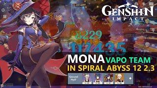 I want to try Childe Vapo Team but I dont own him... , so I used Mona instead... | Genshin Impact