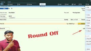 Automatic Round Off Invoice Value  | Rounding off Decimal numbers | Tally prime erp 9 | #tally