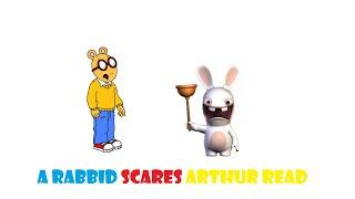 A Rabbid scares Arthur Read #arthurread #rabbids #rabbidsinvasion