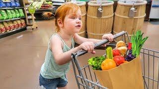 Adley in charge of Grocery Shopping 