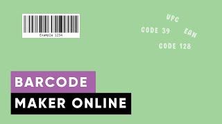 Online Barcode Generator : How to Create a Free Barcode