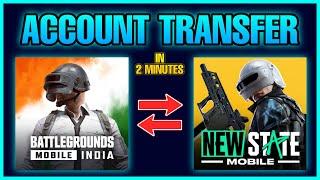 HOW TO TRANSFER BGMI ACCOUNT TO PUBG NEW STATE ( HINDI )