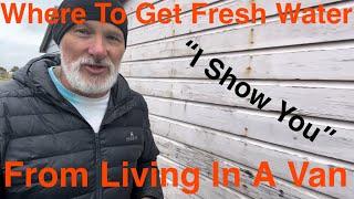 How To Find Fresh Water  Living In A Van