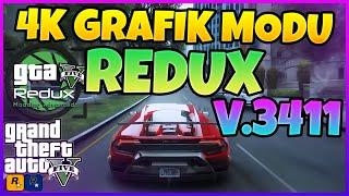 2024 REDUX 4K GRAFİK MODU | GERÇEKÇİ SİLAH SESLERİ | TANK MODU ASKER MODU |  V3411 GTA 5