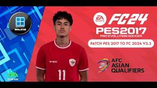 PES 2017 PATCH EA FC 24 YOSFX MINI V2.3 PC Winlator Android (No Root) Update 2025 (Custom Patch)