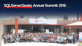 SQLServerGeeks Annual Summit 2015 Opening Video