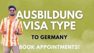 Ausbildung Visa application | VFS | VISA appointment | German Ausbildung| Germany