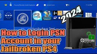 How to Log in your PSN account in your Jailbroken PS4