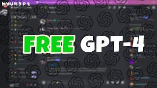 How to Get FREE GPT-4 in 2024 with hyunGPT Discord Bot (Step-by-Step Tutorial)