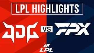 JDG vs FPX Highlights ALL GAMES | LPL 2024 Spring | JD Gaming vs FunPlus Phoenix