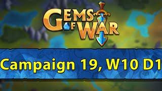 ️ Gems of War, Campaign 19 Week 10 Day 1 | Weekly Teams, New Mythic, and Fox Event ️