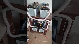 solarsystem of Tesla HLE 6Kw Hybrid Solar Inverter with Dual Outputs || #hybridsolarinverter #solar