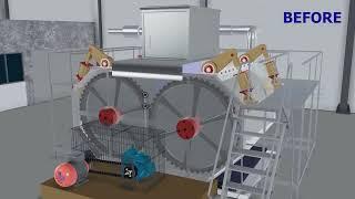 3D Industry Manufacturing Animation | Dosing System to Chilled Drum Process | EFFE Animation