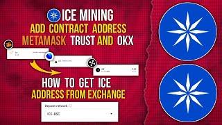 ICE :  HOW TO ADD ADDRESS FROM EXCHANGE AND WALLETS #icemining #withdraw #wallet