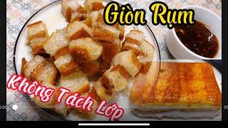 Cách làm Thịt Heo Quay Chay da giòn không tách lớp, giòn rụm| vegetarian roast pork| ATHG