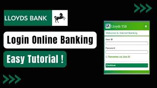 How to Login to Lloyds Internet Banking !