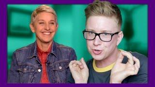 Lesbian Gossip Session (ft. Ellen) | Tyler Oakley