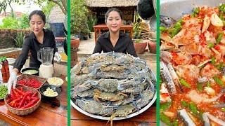 Cooking with Sros: 2 Delicious Blue Crab Recipe, Mommy Chef Sros cooking skill