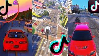 FUGA DE LA POLICÍA EN GTA 5 [tiktok compilation]