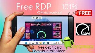 Run windows 365 on android | full set-up | free rdp on android