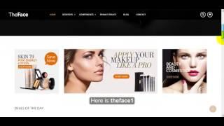 How to install Theface beauty & cosmetics opencart theme